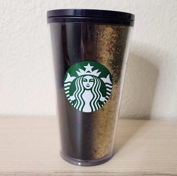Starbucks Purple/Gold Glitter Tumbler 16oz - Picture 2 of 7